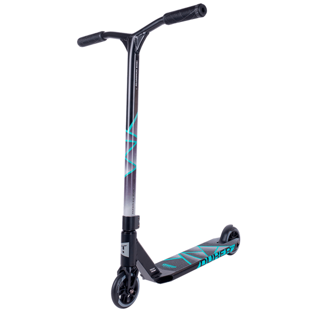 картинка Трюковой самокат Tech Team Duker 2.0 (черный/ селадон) | велосалон Драйв г. Липецк