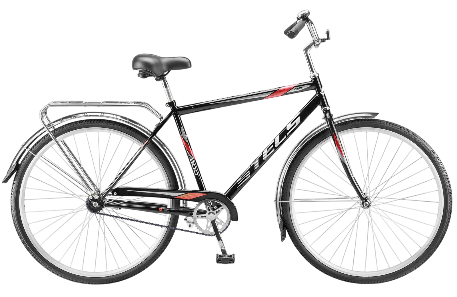 картинка Велосипед Stels Avangard 300 C 28" (черный) | велосалон Драйв г. Липецк